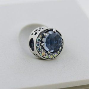 Moon and Night Sky Charm